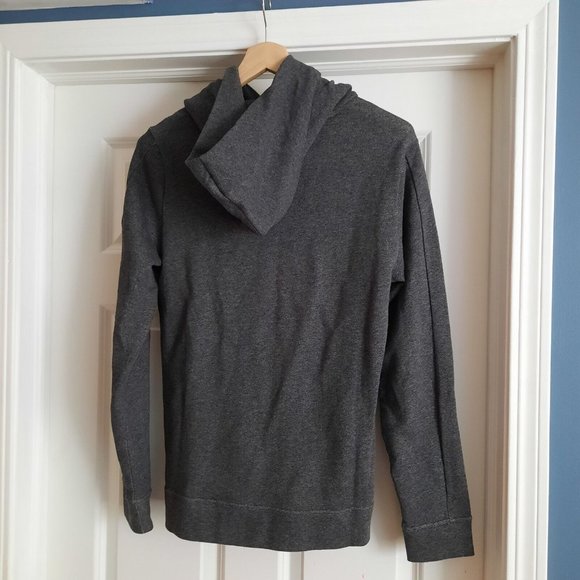 VRST Lux French Terry Hoodie Sweatshirt Mens Small Gray Heather Pullover - Picture 3 of 11
